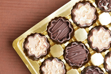 delicious chocolate candies