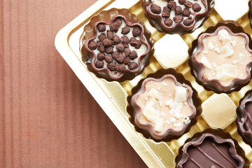 delicious chocolate candies