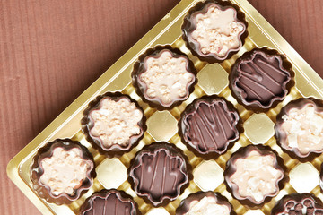 delicious chocolate candies