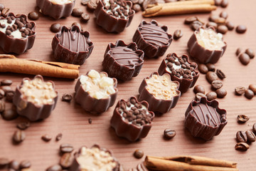 delicious chocolate candies