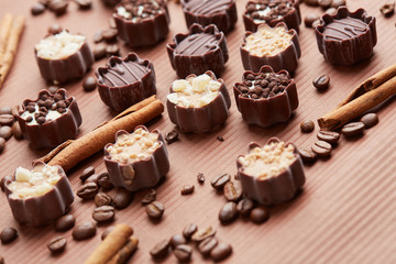 delicious chocolate candies