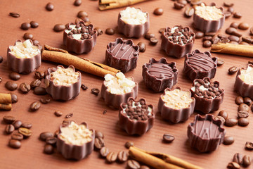 delicious chocolate candies