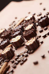 delicious chocolate candies