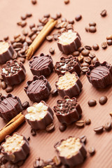 delicious chocolate candies