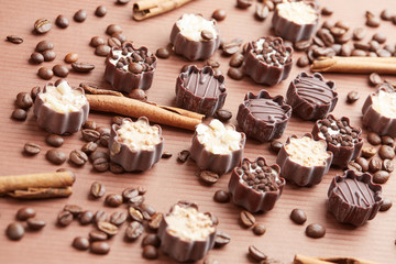 delicious chocolate candies