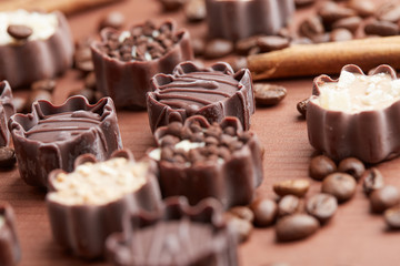 delicious chocolate candies