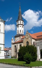 Church of St. James in Levoca, northern Slovakia - obrazy, fototapety, plakaty