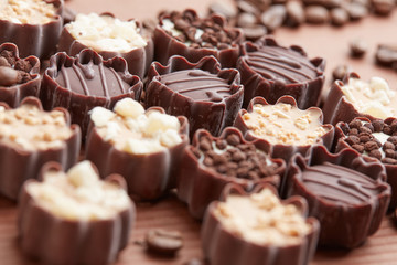 delicious chocolate candies