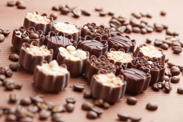 delicious chocolate candies