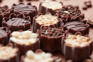 delicious chocolate candies