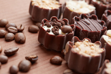 delicious chocolate candies