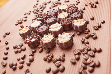 delicious chocolate candies