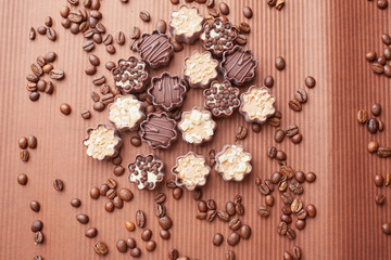 Fototapeta premium delicious chocolate candies