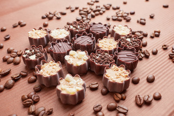 delicious chocolate candies