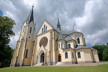 Basilica of Visitation of Virgin Mary on the Marianska hora near town Levoca, northern Slovakia