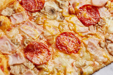 pizza close up