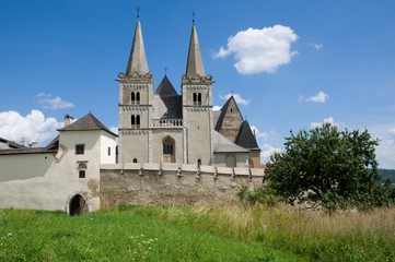 Fototapeta na wymiar Spisská Kapitula and St. Martin's Cathedral, northern Slovakia