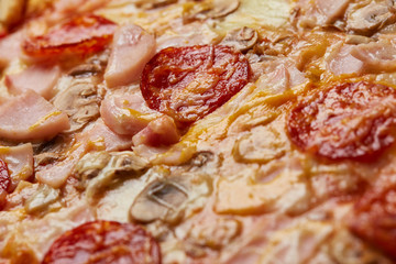 pizza close up