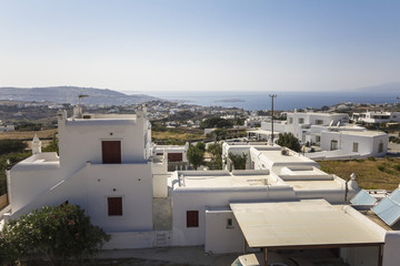 View over Mykonos, Greece