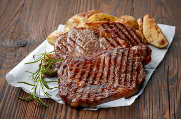 grilled beef steak