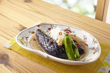 茄子の揚げびたし