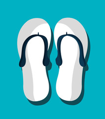 Flip flops graphic icon