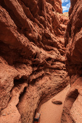 valley of red sandstone in zhangye