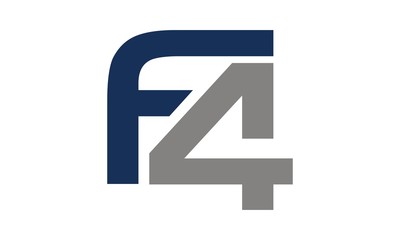 Letter F4 Logo