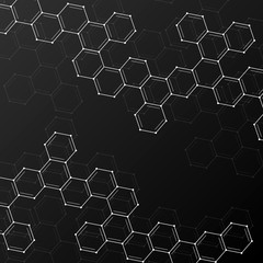 Colorful molecule DNA. Abstract background. Vector illustration. Eps10