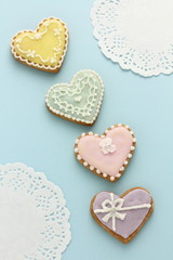 ハートのアイシングクッキー