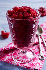 Refreshing cold dessert