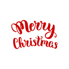 Merry Christmas lettering