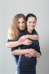 embrace of the two sisters