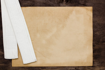 White belt karate © Art of Success