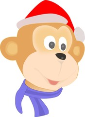 Christmas monkey