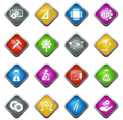 Fototapeta premium Engineering icons