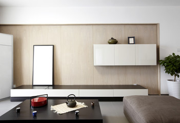 Obraz na płótnie Canvas Elegant and comfortable home interior 