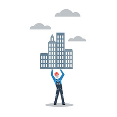 Obraz premium Building city