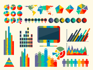 vector illustration of Infographic Elements