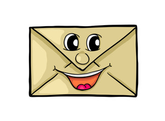 Letter with smile