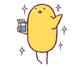 スタイルのいいヒヨコ © TAMAGO POTATO
