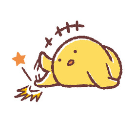 可笑しくて堪らないヒヨコ © TAMAGO POTATO