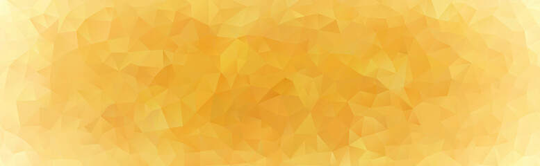 Abstract mosaic background of yellow gradient triangles - obrazy, fototapety, plakaty