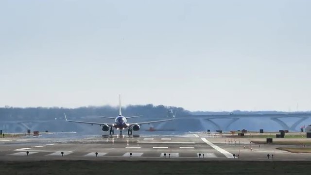 Plane Taking off at Reagan National Airport