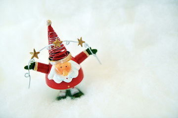 Santa in the snow #1