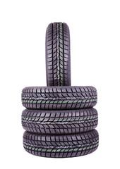 Photo of a winter car tire