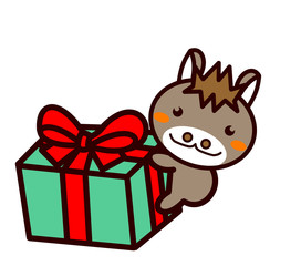 プレゼントする動物シリーズ