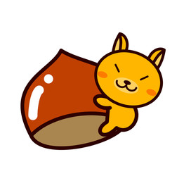 栗と動物シリーズ