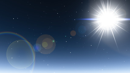 light flare special effect
