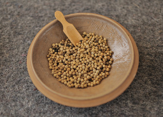 seasoning on a plate